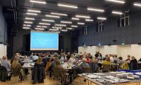 Billedet viser Emil Falsters foredrag i DH Køge